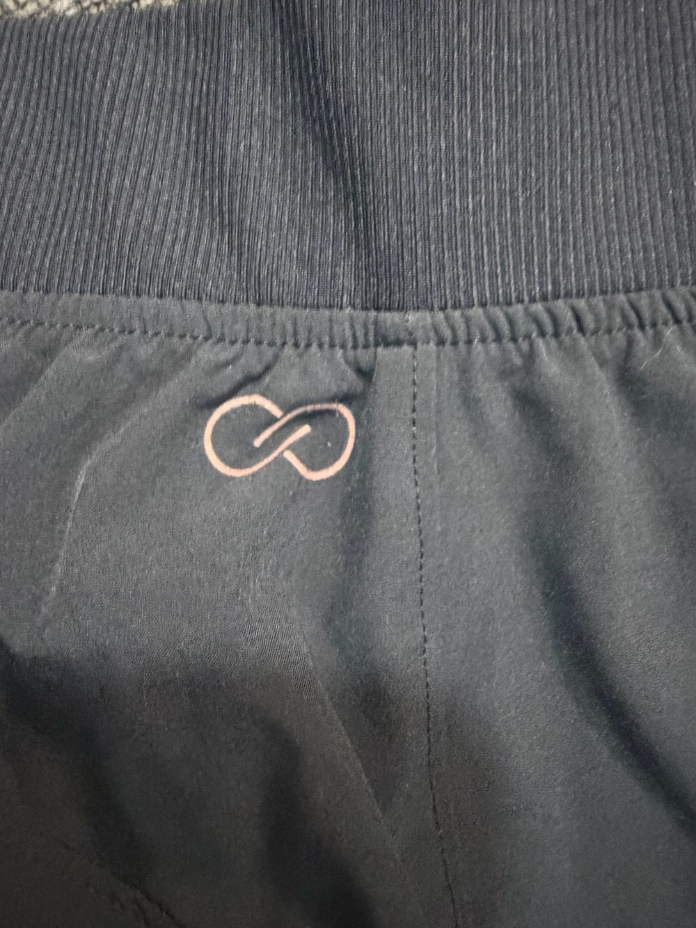 CALIA by Carrie Underwood Black Athletic Shorts with Pink Logo Accent